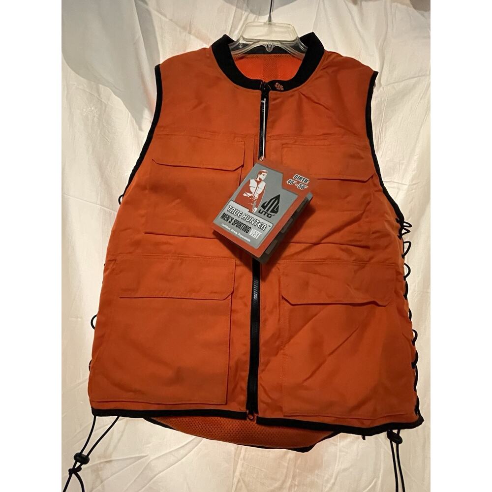 UTG TRUE HUNTER Male Sporting Vest Men’s XL 46-56” Girth Orange Hunting NEW
